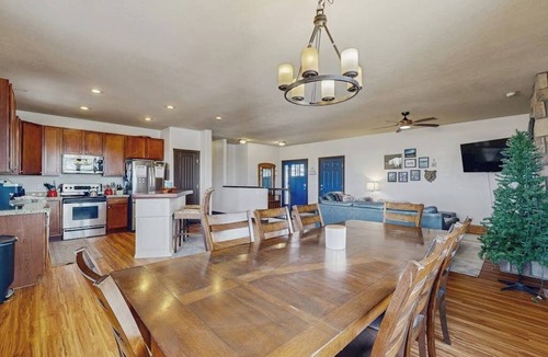 Granby House | Mountain getaway with hot tub, game room, fireplace, and modern interior