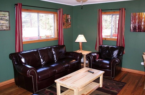 Estes Park Cabin | Mountain Pine Cabin With Personal Hot Tub - Dog-friendly! 3 Bedroom Cabin - #20-NCD0296