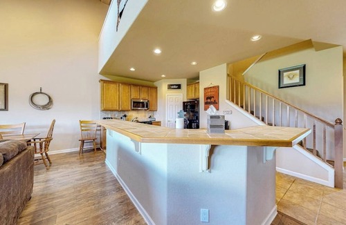 Pagosa Springs House | Mountain-view getaway with deck, pellet grill, fireplace, central AC, & WiFi