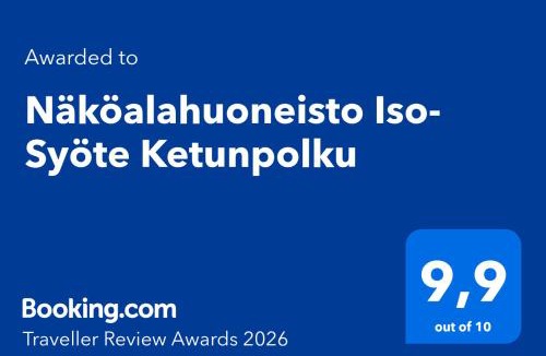 Syote House | Näköalahuoneisto Iso-Syöte Ketunpolku