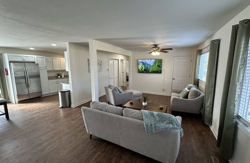 Skyway House | Nestled in a prime location, this charming home promises comfort & convenience!