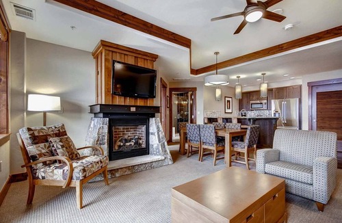 Peak 8 Condo | One Ski Hill 2Br ski-in ski-out luxury condo w/hot tub, pool, & bowling alley!