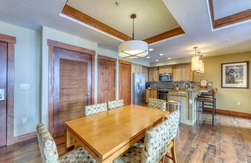 Peak 8 Condo | One Ski Hill 2Br ski-in ski-out luxury condo w/hot tub, pool, & bowling alley!