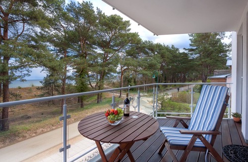 Seebad Bansin Apartment | Ostseeresidenz Gorki Park, Whg. 12 - Vacation with sea view directly on the beach
