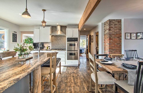 Grand Lake House | Outdoor Kitchen & Swim Spa: 1-Acre Grand Lake Home