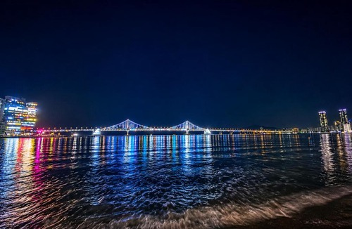 Suyeong-Gu Apartment | Panoramic Gwangan Bridge View 봄하우스 #무료주차