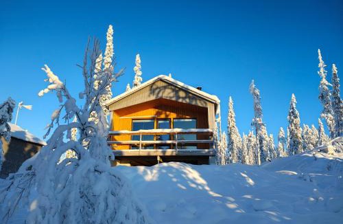 Rukatunturi Apartment | Peaceful Cabin with Hot Tub and Nature Views, Villa Lakeside Ruka