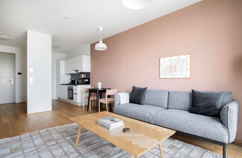 Donaustadt Apartment | Pleasant Donaustadt 1BR w/Playground & Gym, nr School, by Blueground