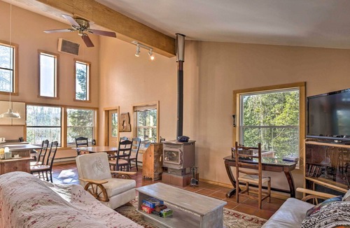 Valley of the Sun Cabin | Private Dog-Friendly Fairplay Cabin w/ Deck & Yard