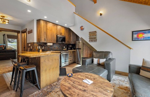 Fall River Estates Condo | Riverfront Comfort Fireplace Close to RMNP