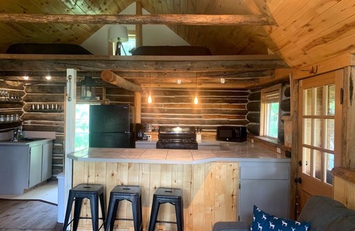 Alma Cabin | Romantic Private Log Cabin-Dogs Welcome, Fireplace, Near Breck & Hiking