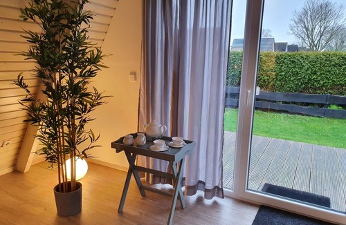 Carolinensiel House | Roof-only house "Murmel 1", Wallbox f. E-cars, fireplace, beach chair, WLAN