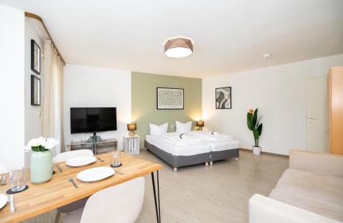 Heuchelhof Apartment | Ruhige Ferienwohnung mit Terrasse am Rande von Würzburg