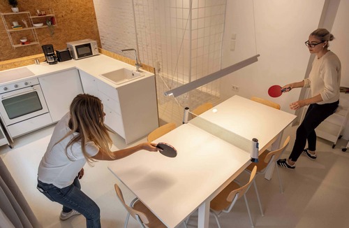 Weissensee Apartment | Scandinavian Loft Duplex (50sqm) near Antonplatz