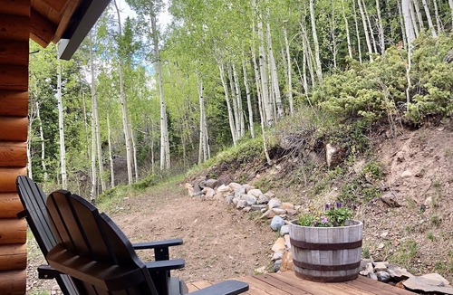 Alma Cabin | Secluded Log Cabin on 2 acres, backs to Pike National Forest, just 15mi to Breck