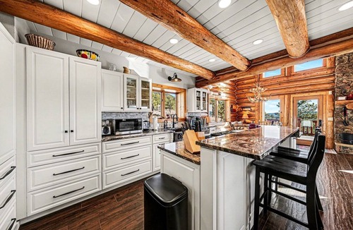 Lyons Cabin | Secluded Mountain Log Cabin with Hot Tub, Fireplace & 61 Private Acres