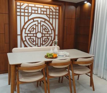 Seokchon-dong Apartment | SkyNest, Seoul, Luxury Rooftop Oasis, 3BR, 3BA, Max 8 Guests, Free Pkg, Jamsil, Lotte World Tower View, Room 3 is available only for groups of 7 guests more