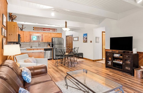 Four O'Clock Condo | Spacious 1 Bdrm. 1 Block to Peak 9 Base/Main St.