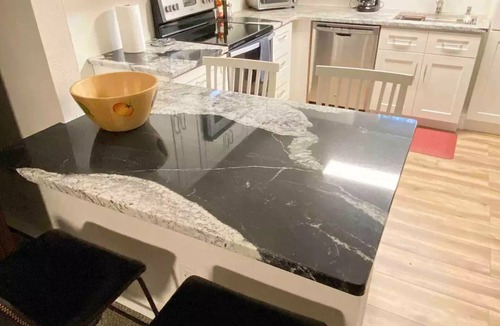 Lafayette Apartment | Spacious King Bed Suite, Kitchen, Living Room, Office, Lower Level Apartment