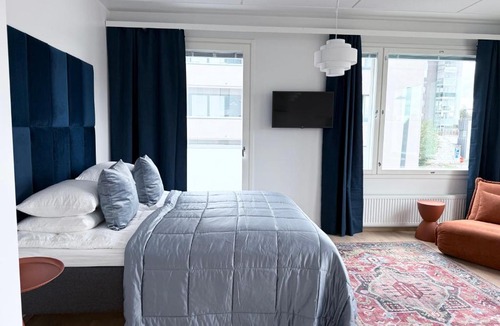 Oulu Apartment | Spacious Railway Station Apartment with sofabed for kid or adult