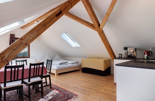 Lauterbach Apartment | Studio 'Bergwiese' with Mountain View, Private Terrace and Private Garden