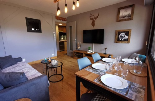 Les Gets Apartment | Studio cabin 4 pax near slopes, wifi, parking