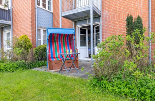 Ostersiel Apartment | Studio 'Strandgut' with Private Terrace, Shared Garden and Wi-Fi