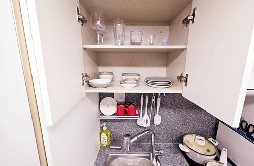 Yeoksam Condo | Stylish Duplex Loft in Gangnam Open Loft Bedroom & Walk-in Closet