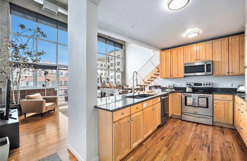 Civic Center Apartment | Stylish Loft with City Views in Prime Location
