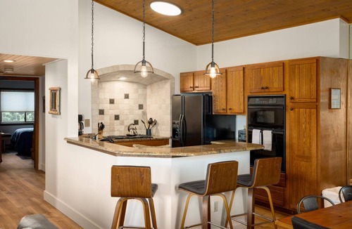 Steamboat Springs Condo | Sun & Snow, Decks, Hot Tub & Fire Pit, Walk to Ski Village Area!