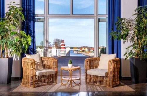 Rheinsberg Apartment | Sunday Hafendorf Double Room with Lake-view