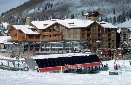 Copper Mountain Village Condo | Top floor, expansive views! Ski in/out overlooking Center Village and ski slope!