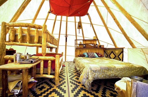 Petaca Cabin | Tres Piedras Glamping Tipis for a Nature Escape near Taos