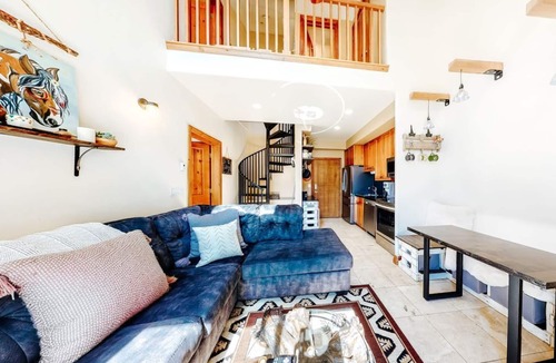 The Highlands House | Two-story home with amazing mountain views, grill, & outdoor heated pool