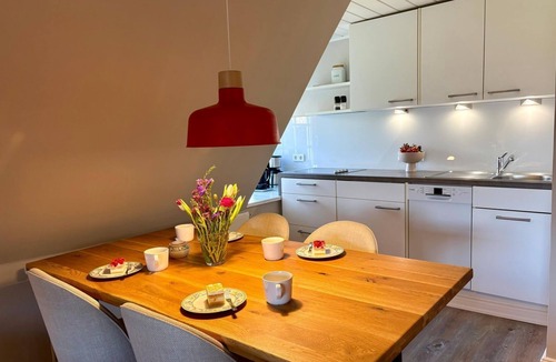 Großmorsum Apartment | Unterm Reet, 100qm für bis zu 5 Personen - Altes Friesenhaus