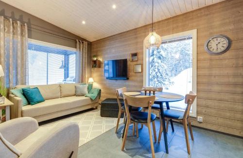 Rukatunturi Ski Chalet | Villa Karhukoto Ruka center 3,5 km Incl WiFi, AC, Fireplace, Sauna