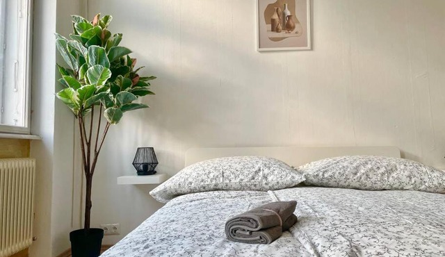 110 m2 Sunny & Central Apartment with Free Parking