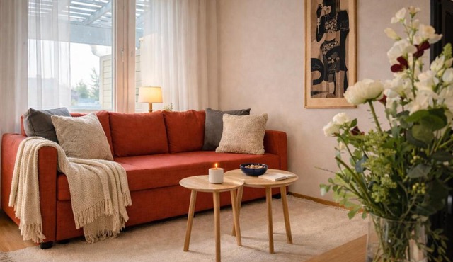 2 bedroom apartment in Oulu with sauna and free parking