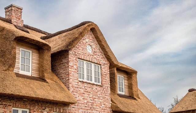 5-Star Thatched Holiday Home 'Hermine' with Sauna and Fireplace