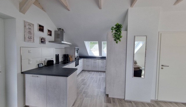 90 sqm apartment for 2 guests in the newly developed attic with separate entrance