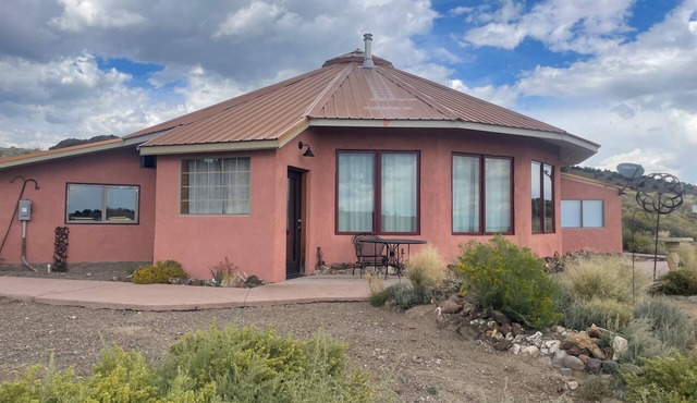 Amazing round home with sweeping views.