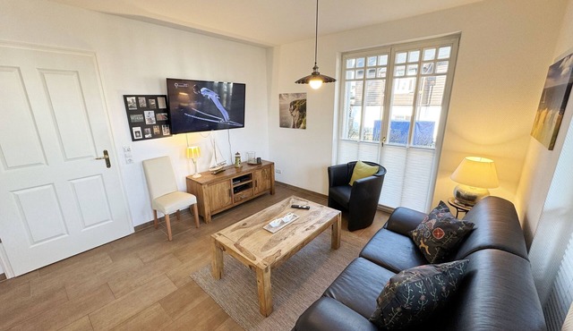 Apartment 01 with fireplace & terrace - A: Haus Strandkiefer - close to the beach