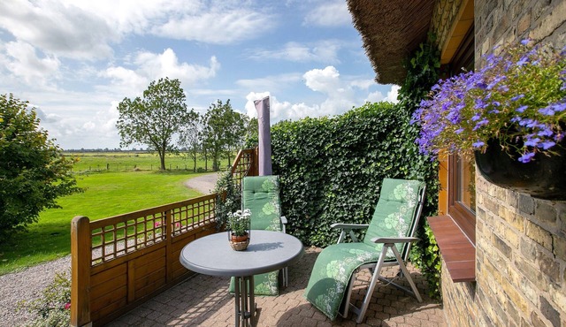 Apartment 'Ferienwohnung Am Eiderdeich' with Private Terrace, Shared Garden and Wi-Fi