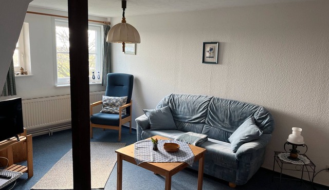 Apartment 'Fewo Weitblick' with Lake View, Shared Garden and Wi-Fi