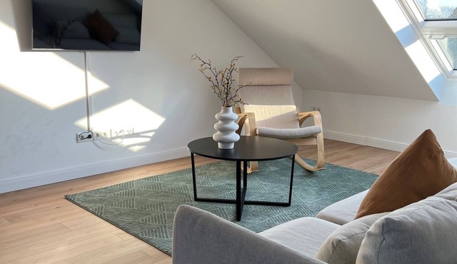 Apartment mit Parkblick, Stilvolle Einrichtung, 1,1km vom Hauptbahnhof Entfernt