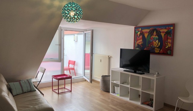 Apartment Ochsenfurt w. Balcony next to Railway Station: You don`t need a car!