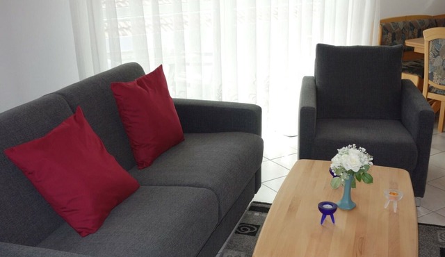 Apartment upper floor left with 60sqm, 1 bedroom, max. 2 people