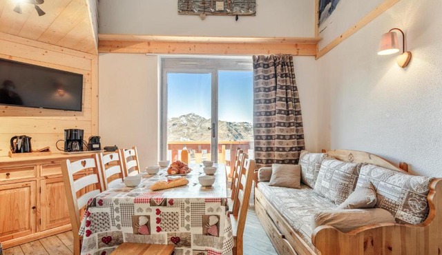 Appartement convivial à Val Thorens de 42 m² - Vue sur la montagne