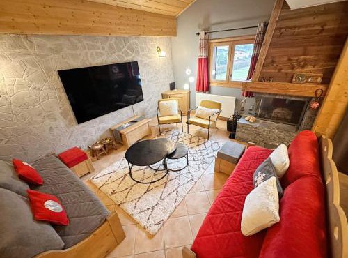 Appartement duplex spacieux avec piscine et WiFi à Samoëns - FR-1-624-9