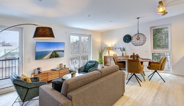 Bernsteinquartier, apartment 05.56 "Meeresgold" in Kölpinssee - your oasis of well-being